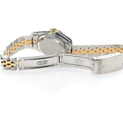 Rolex Stainless Steel 18K Yellow Gold 26mm Oyster Perpetual Datejust Watch Champagne 69173 5 of 5