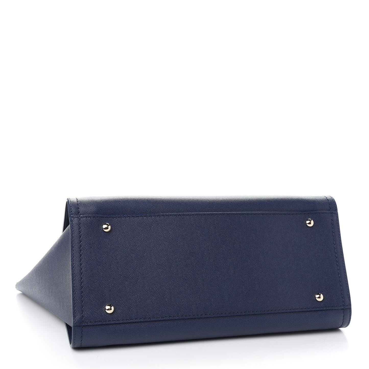 Caviar Small Studded Deauville Tote Navy