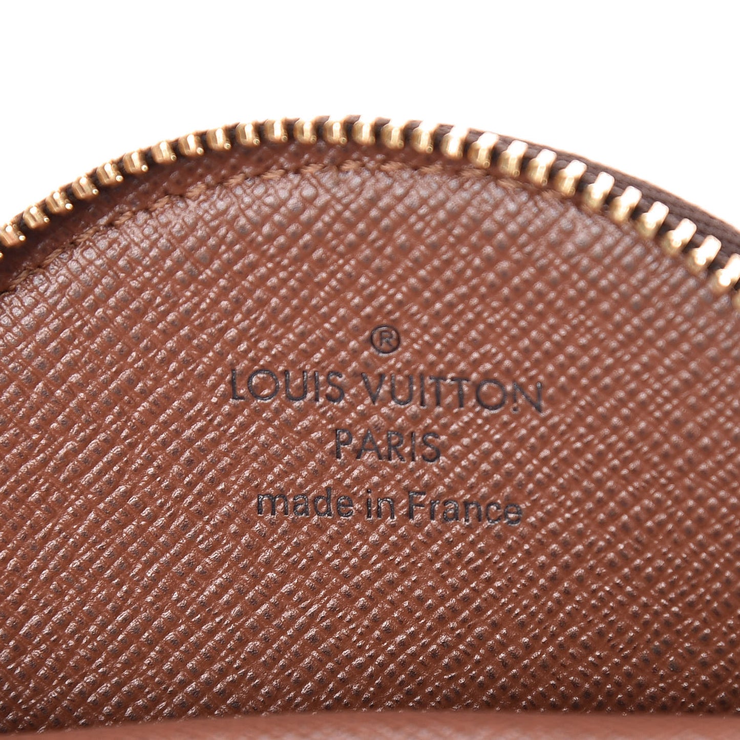Monogram Round Coin Purse