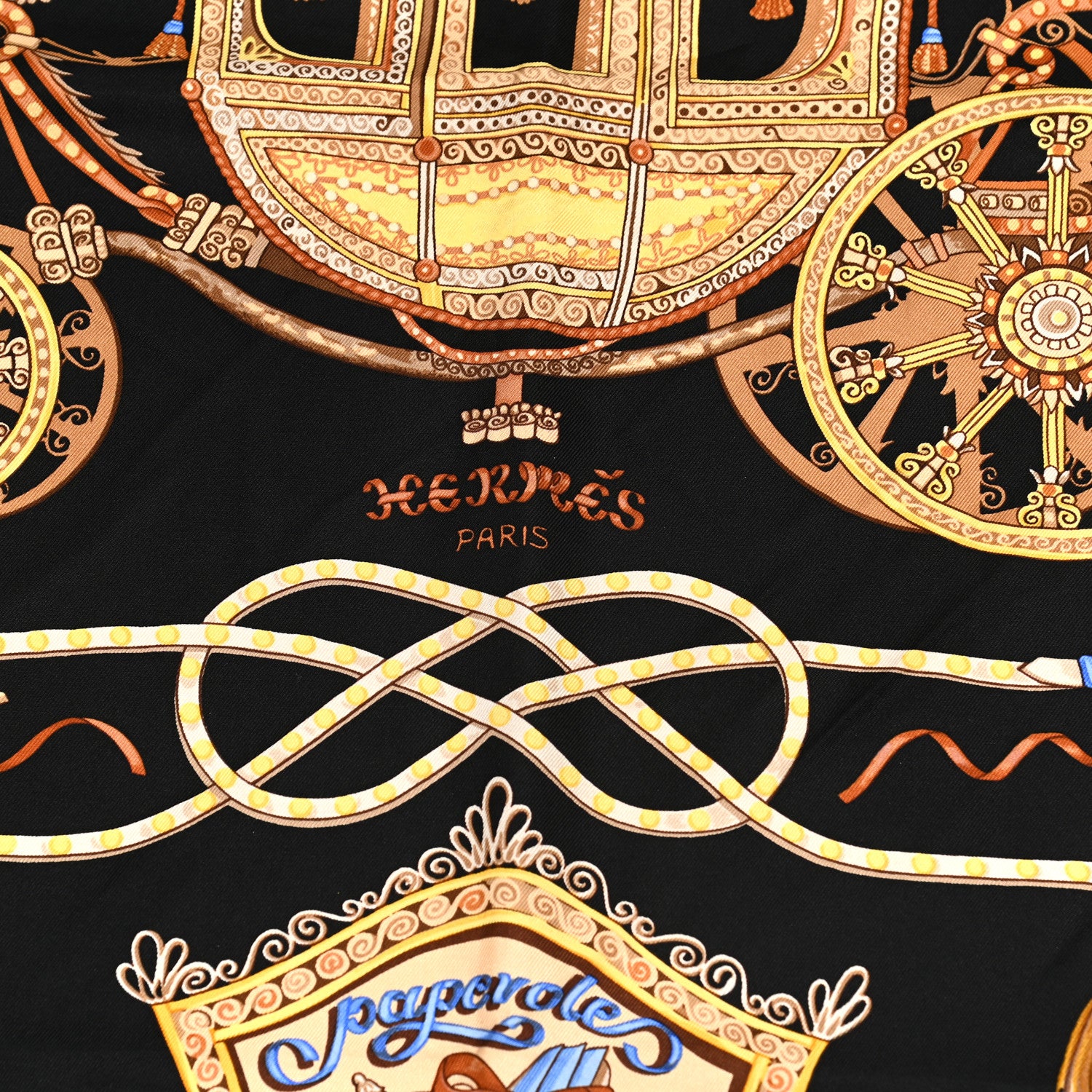Hermes Silk Paperoles Scarf 90 2 of 7