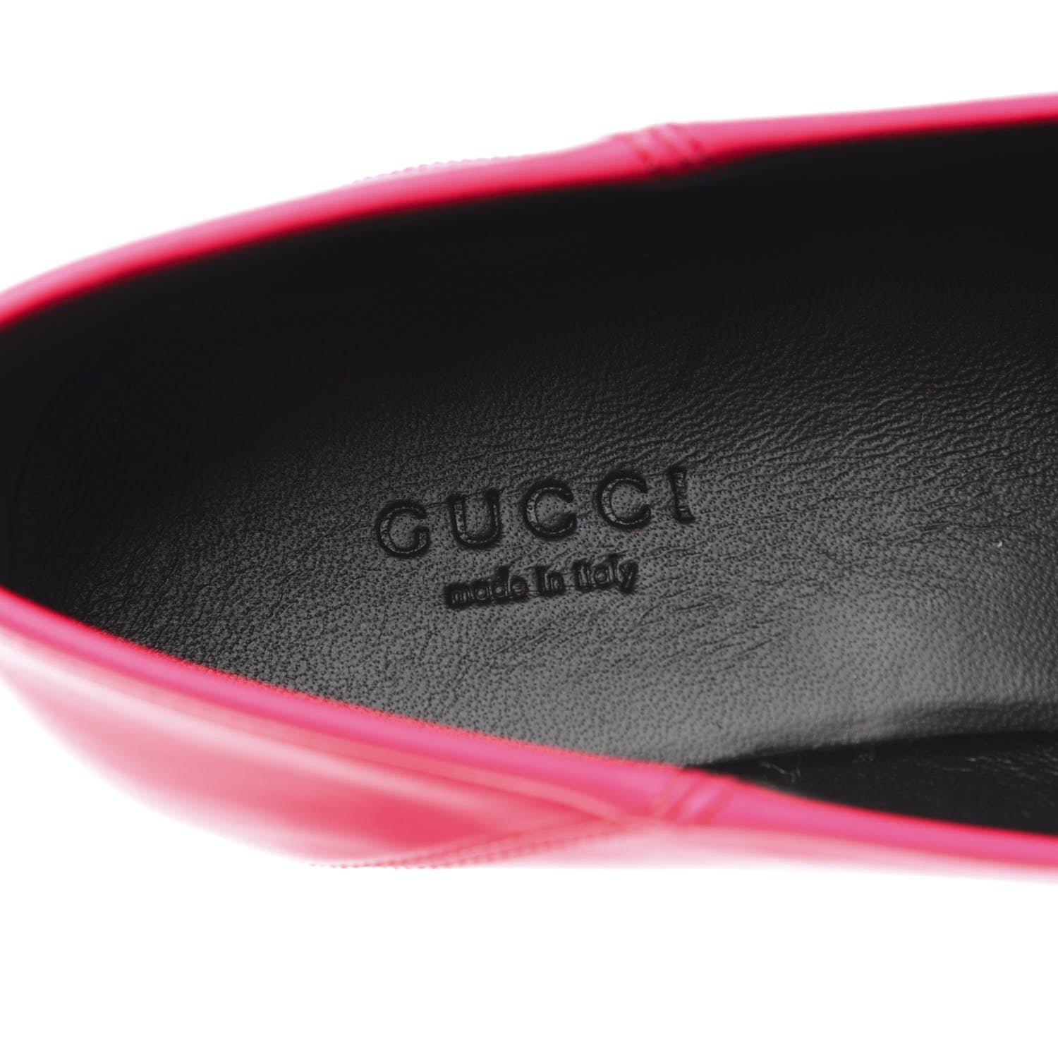 Gucci Apollo Fluo Calfskin Malaga Kid Womens Brixton Horsebit Loafers 38 Fuxia Fluo 7 of 8