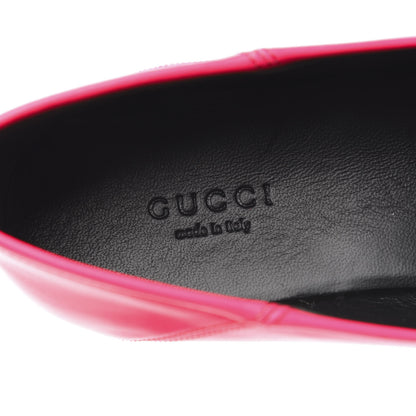 Gucci Apollo Fluo Calfskin Malaga Kid Womens Brixton Horsebit Loafers 38 Fuxia Fluo 7 of 8