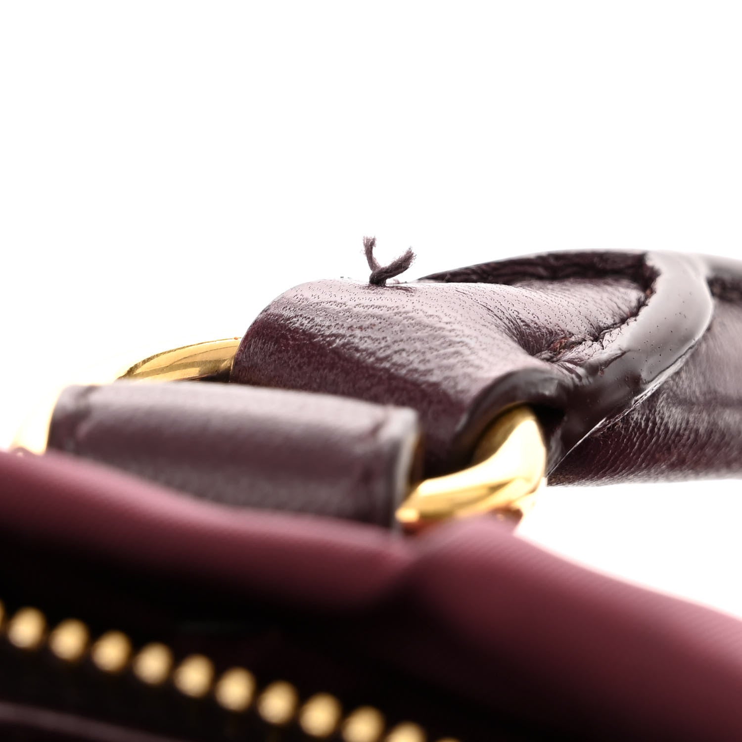 Prada Tessuto Nylon Nappa Gaufre Shopping Satchel Granato 13 of 14