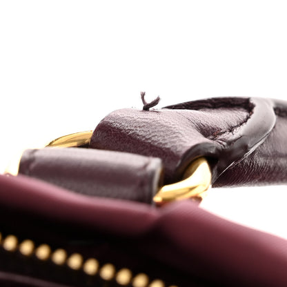 Prada Tessuto Nylon Nappa Gaufre Shopping Satchel Granato 13 of 14