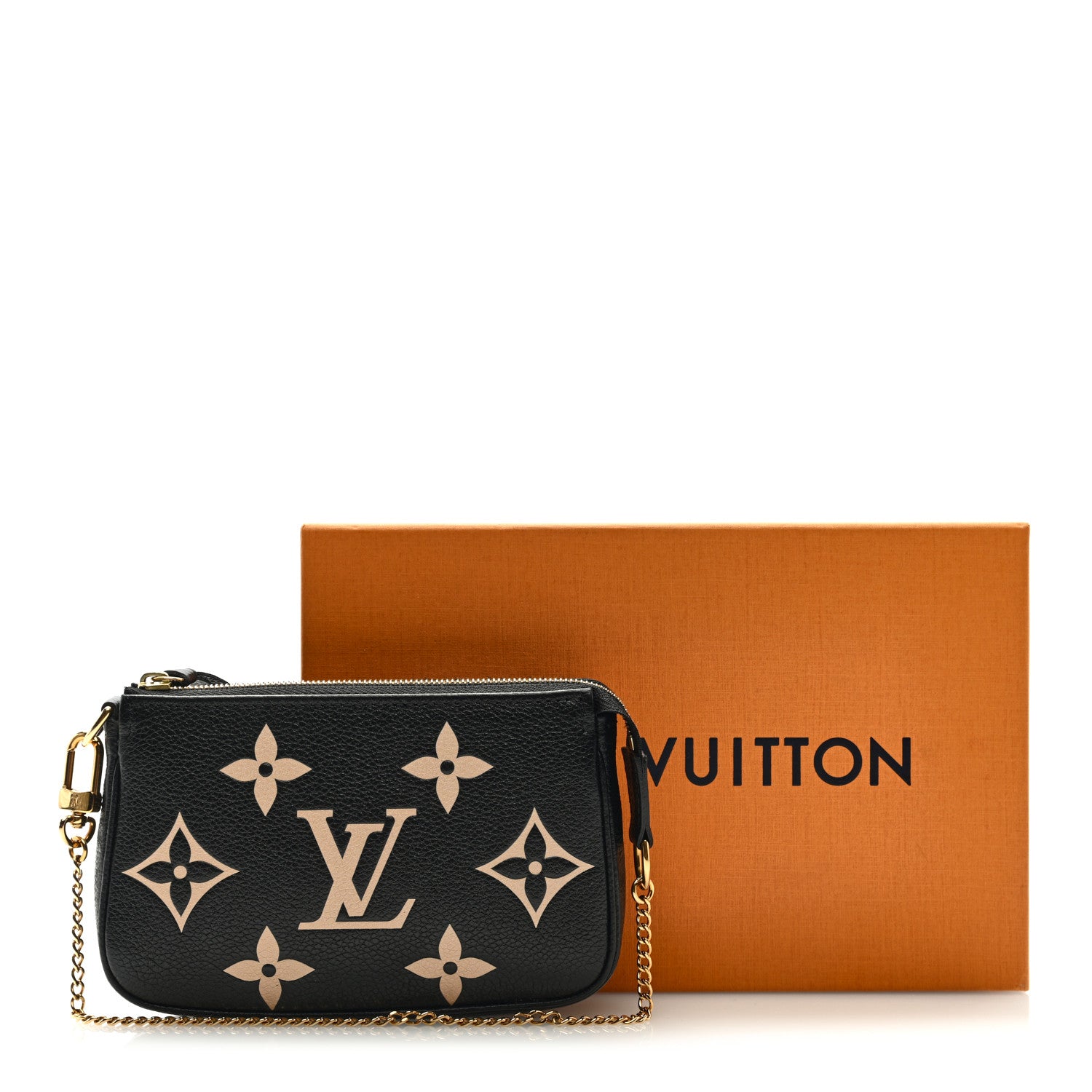 Louis Vuitton Empreinte Monogram Giant Mini Pochette Accessories Black 9 of 9