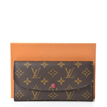 Louis Vuitton Monogram Emilie Wallet Fuchsia 11 of 11