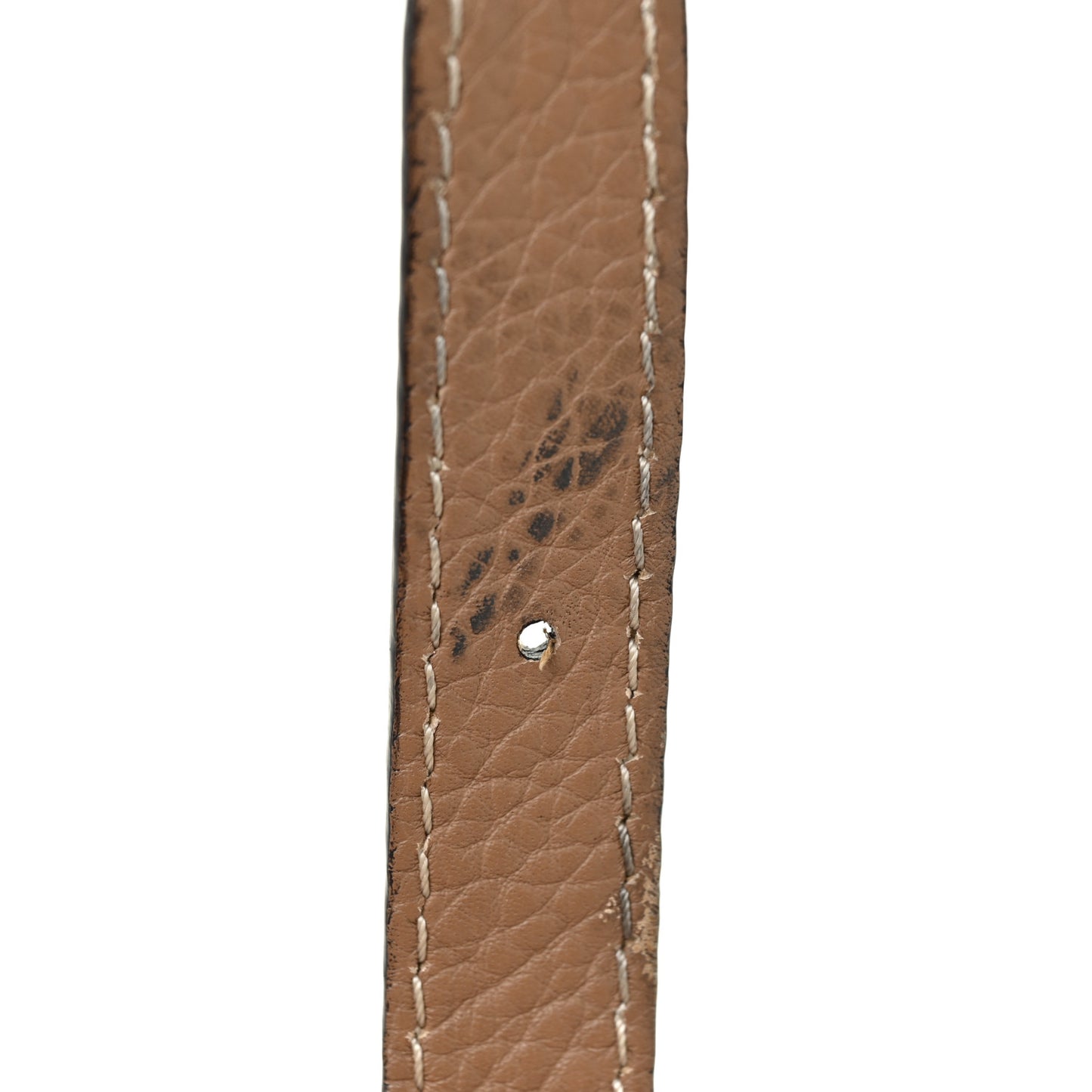 Calfskin Mini Marcie Round Crossbody Bag Nut