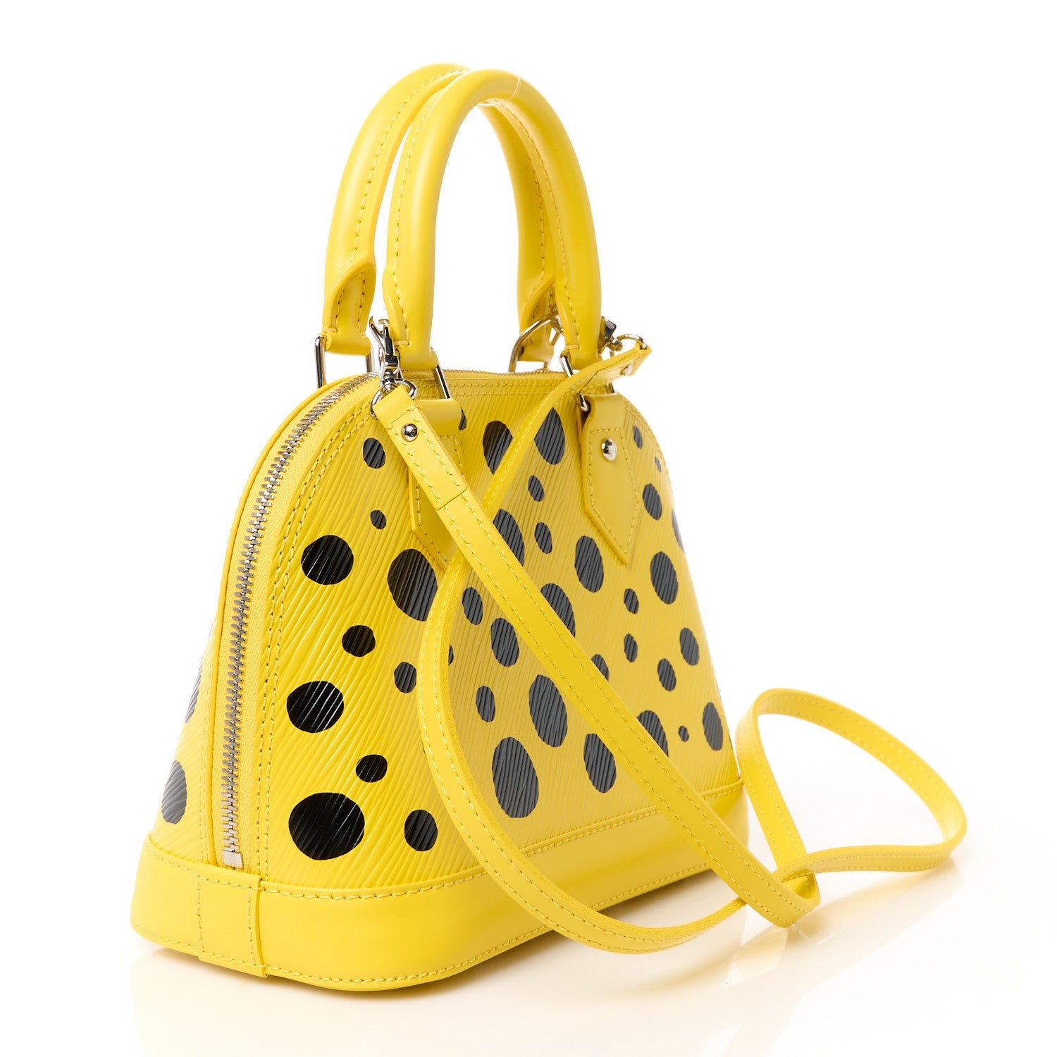 Louis Vuitton LV X YK Epi Alma BB Yellow Black 3 of 12