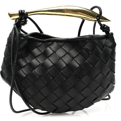Bottega Veneta Nappa Intrecciato Mini Sardine Bag Black 1 of 9