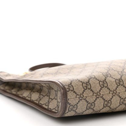 Gucci GG Supreme Monogram Large Rajah Chain Tote Beige New Acero 10 of 15