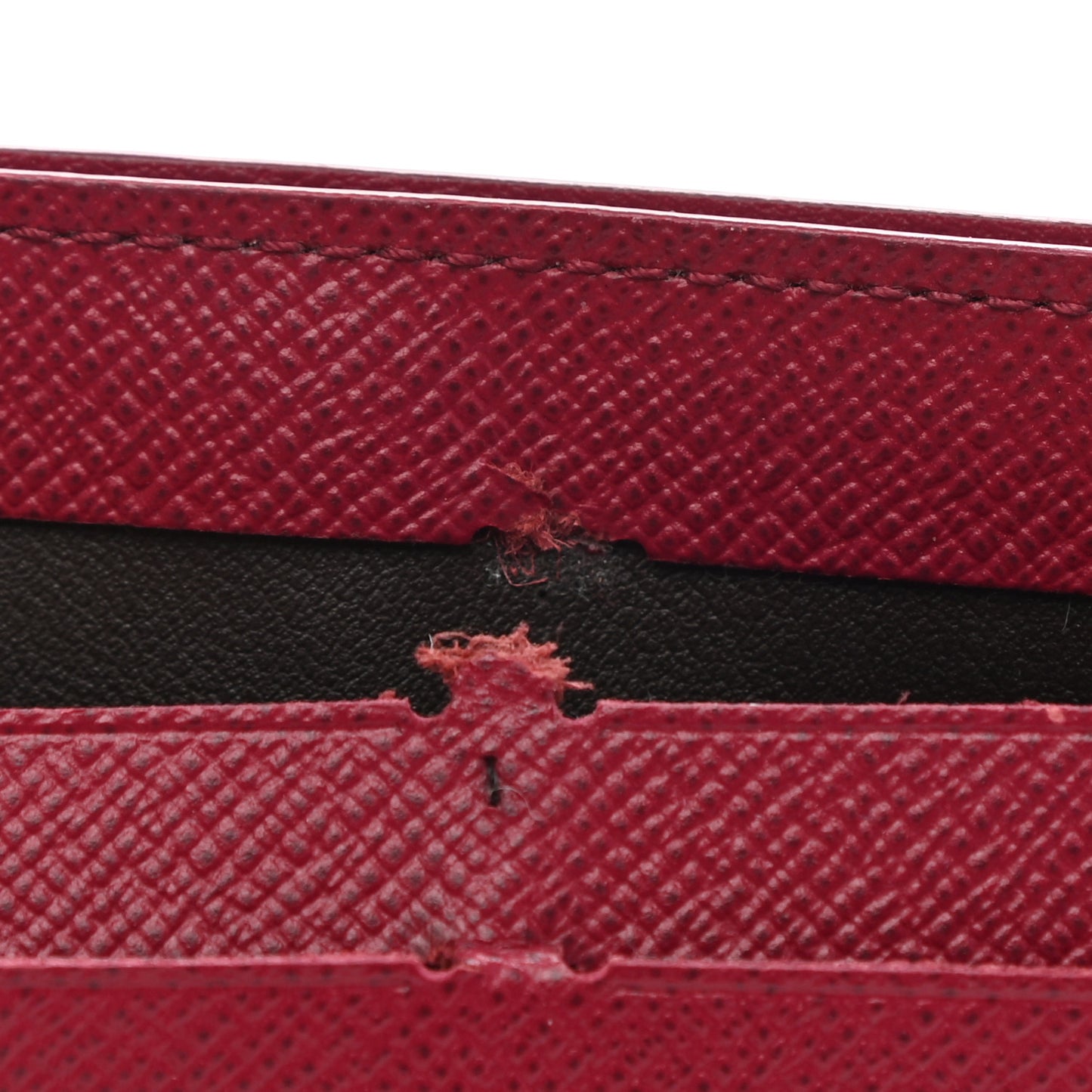Calfskin Felicie Card Holder Insert Fuchsia