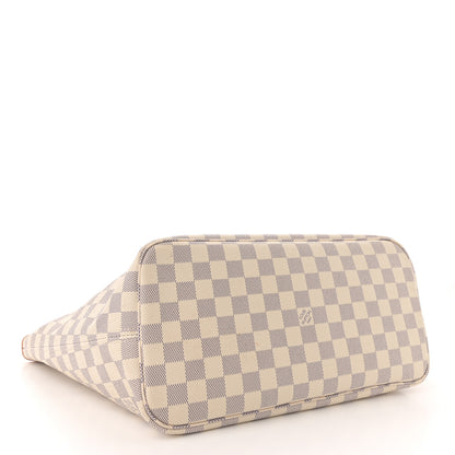 Louis Vuitton Damier Azur Neo Neverfull MM Rose Ballerine 5 of 13