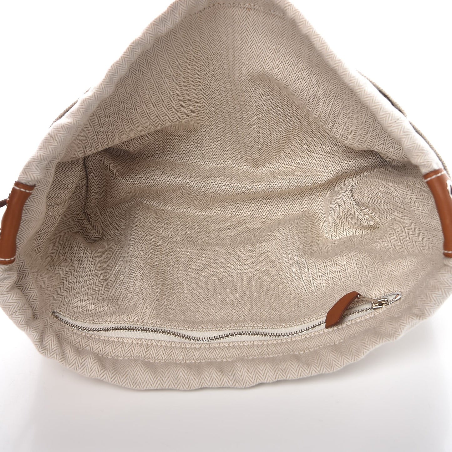Canvas Barenia Fourbi 25 MM Pouch Naturel Fauve