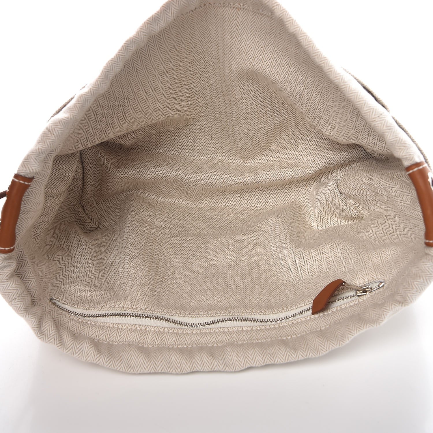 Hermes Canvas Barenia Fourbi 25 MM Pouch Naturel Fauve 5 of 10
