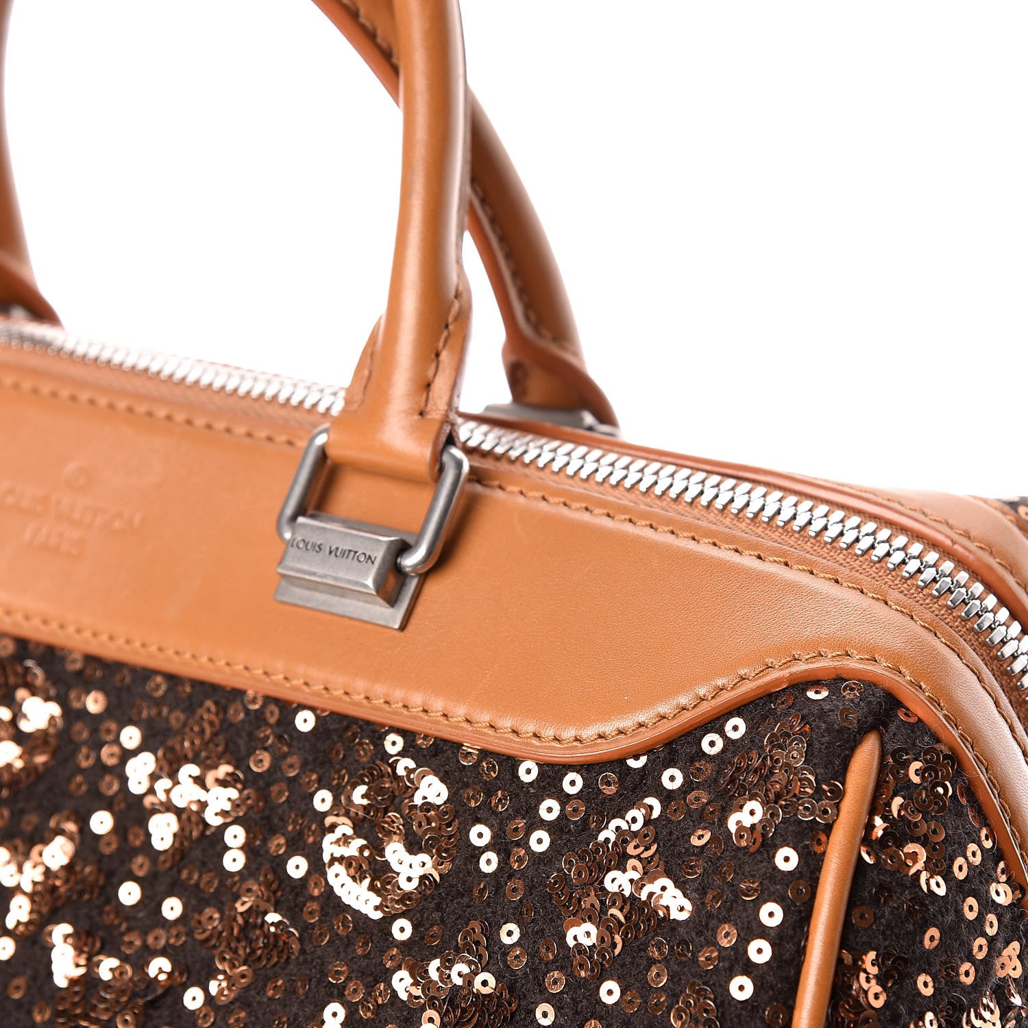 Louis Vuitton Sequin Monogram Sunshine Express Speedy Gold 19 of 20