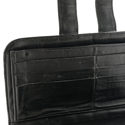 Chanel Patent Chocolate Bar Wristlet Wallet Black 9 of 16