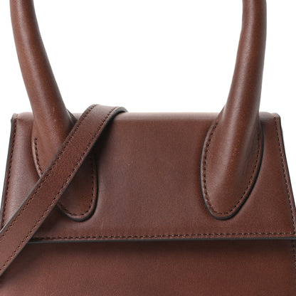 Jacquemus Smooth Calfskin Le Chiquito Dark Brown 7 of 9