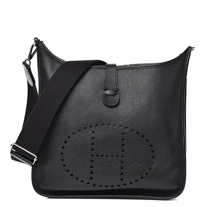 Hermes Taurillon Clemence Evelyne III GM Black 1 of 9