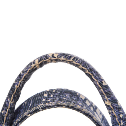 Prada Canapa Tote Blue White 13 of 14