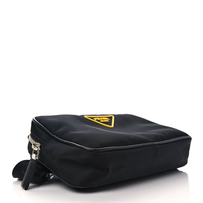 Prada Re-Nylon Saffiano Belt Bag Black Yellow 4 of 9