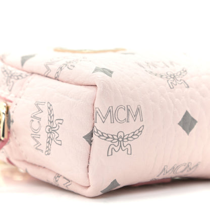 MCM Visetos Backpack Charm Crossbody Soft Pink 5 of 7