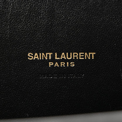 Saint Laurent Calfskin Crocodile Embossed Nano Sac De Jour Black 6 of 10
