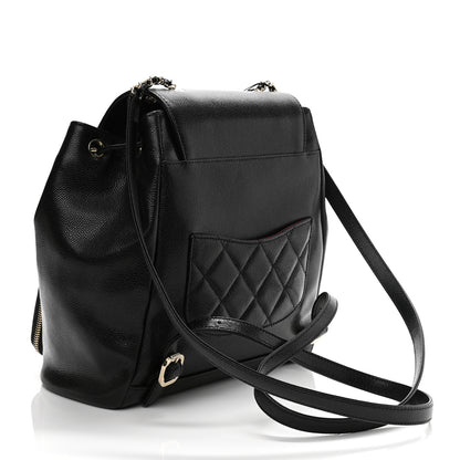 Chanel Caviar Quilted Business Affinity Backpack Black 3 of 11