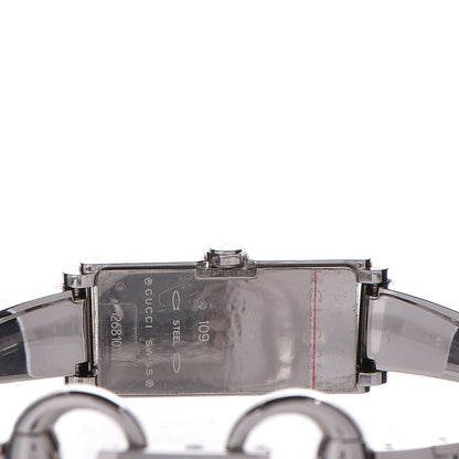 Gucci Stainless Steel 12mm 1500L Horsebit Quartz Watch Black 6 of 7