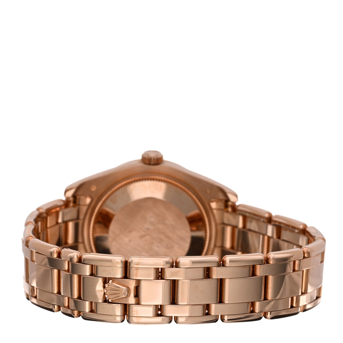18K Everose Gold Diamond Mother of Pearl 34mm Pearlmaster Datejust Watch Goldust Dream 81315