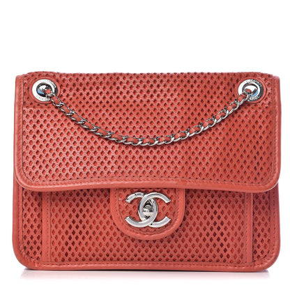 Chanel Perforated Calfskin Small Up In The Air Flap Red 1 of 14