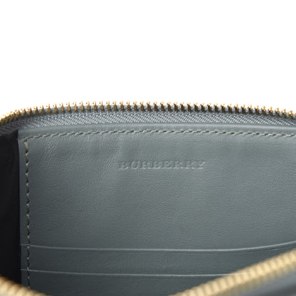 Burberry Haymarket Check Derby Peyton Crossbody Clutch Bag Eucalyptus Green 8 of 11