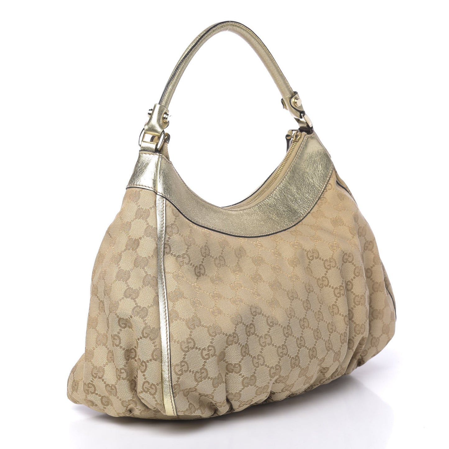 Monogram Large D Gold Hobo Gold