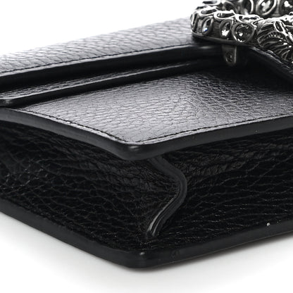 Gucci Calfskin Super Mini Dionysus Shoulder Bag Black 7 of 12