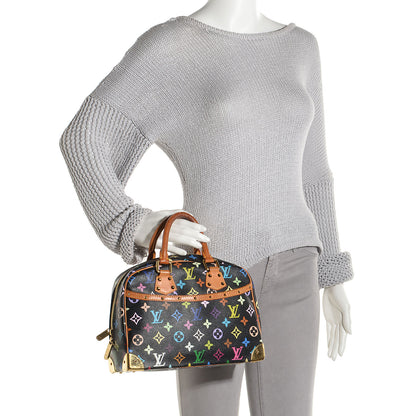 Louis Vuitton Monogram Multicolor Trouville Black 2 of 7