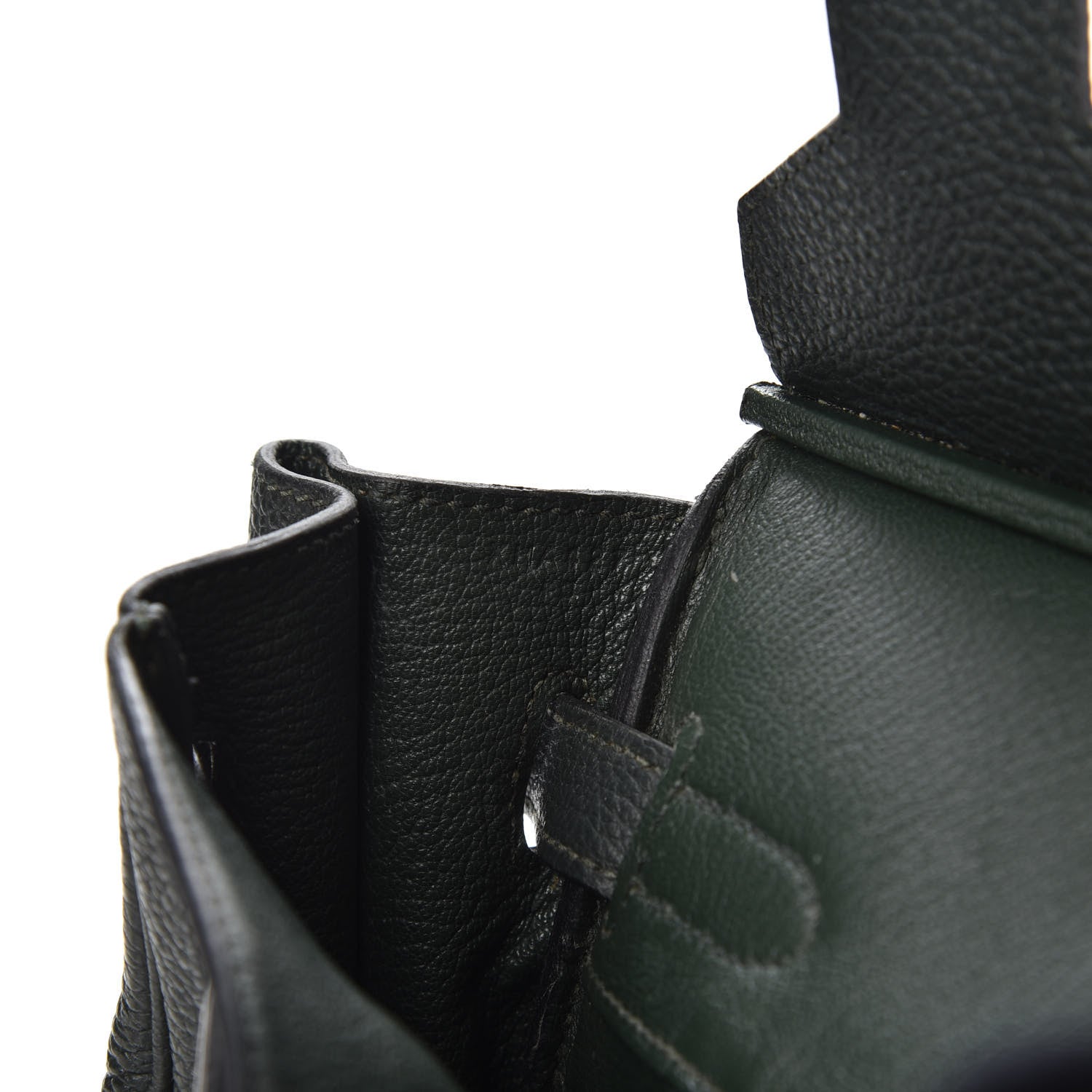 Hermes Taurillon Clemence Birkin 30 Vert De Gris 7 of 16