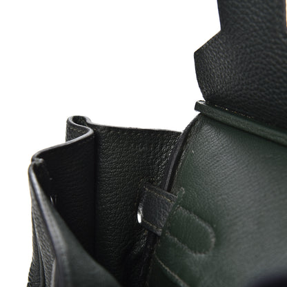 Hermes Taurillon Clemence Birkin 30 Vert De Gris 7 of 16