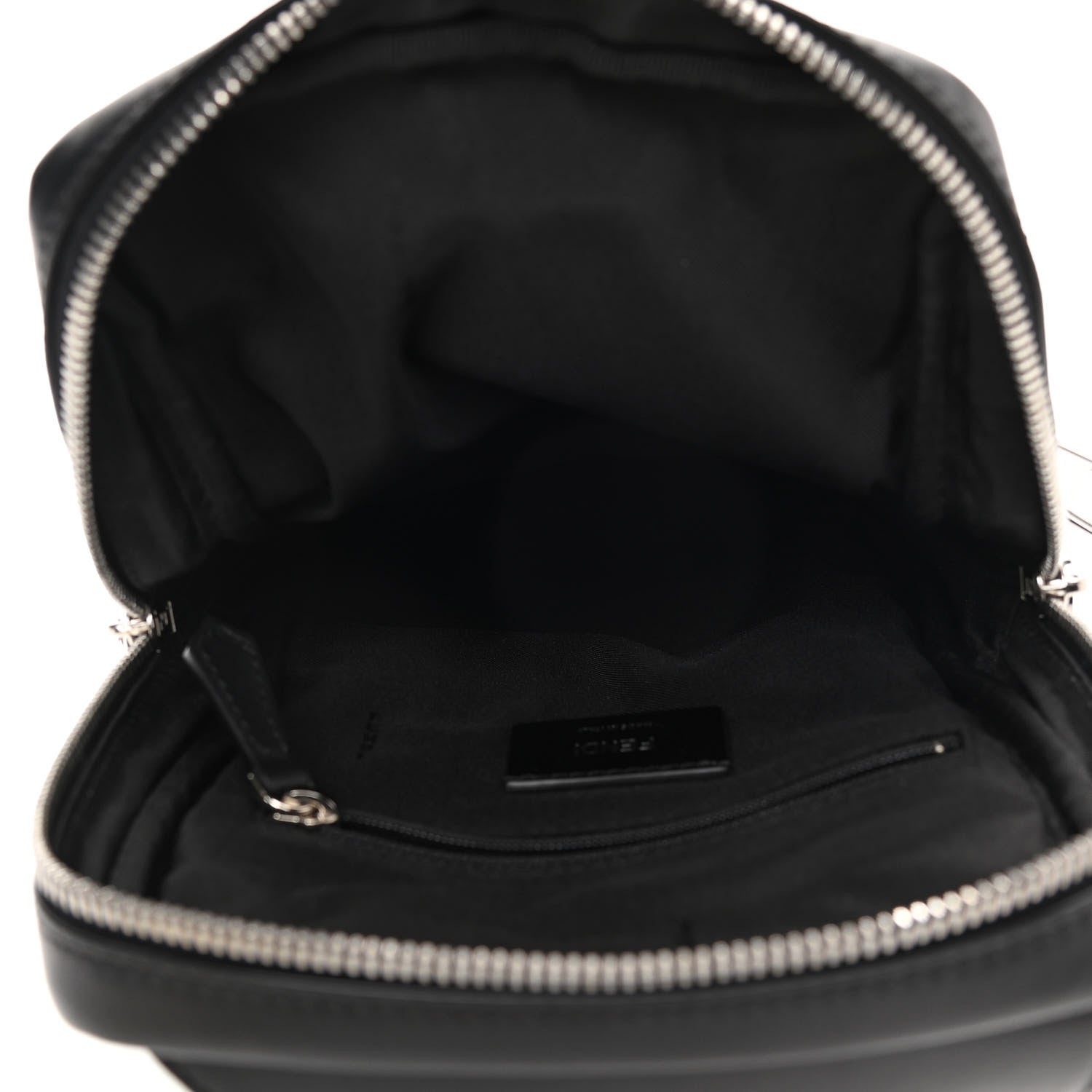 Fendi Nylon Vitello Grace Cruise Corner Bugs Sling Bag Black Sunflower 5 of 11