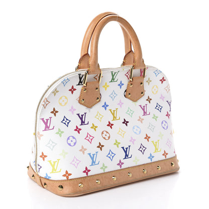Louis Vuitton Monogram Multicolor Alma White 3 of 9