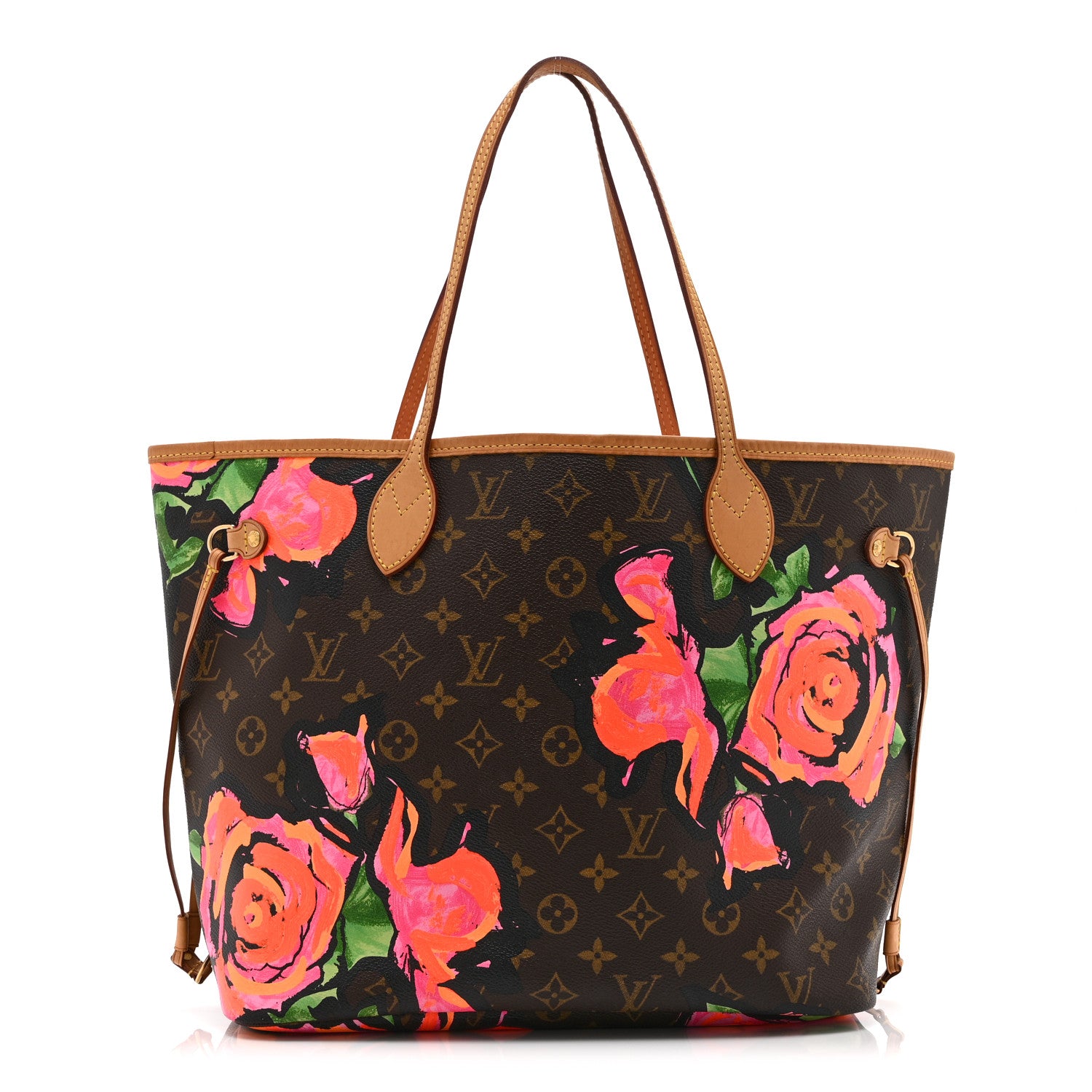 Louis Vuitton Monogram Roses Neverfull MM 1 of 10