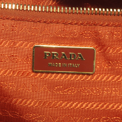 Prada Saffiano Lux Tote Papaya 6 of 8