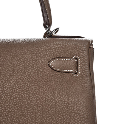 Hermes Togo Kelly Retourne 28 Etoupe 24 of 36
