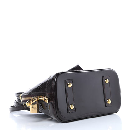Louis Vuitton Vernis Alma BB Amarante 4 of 11