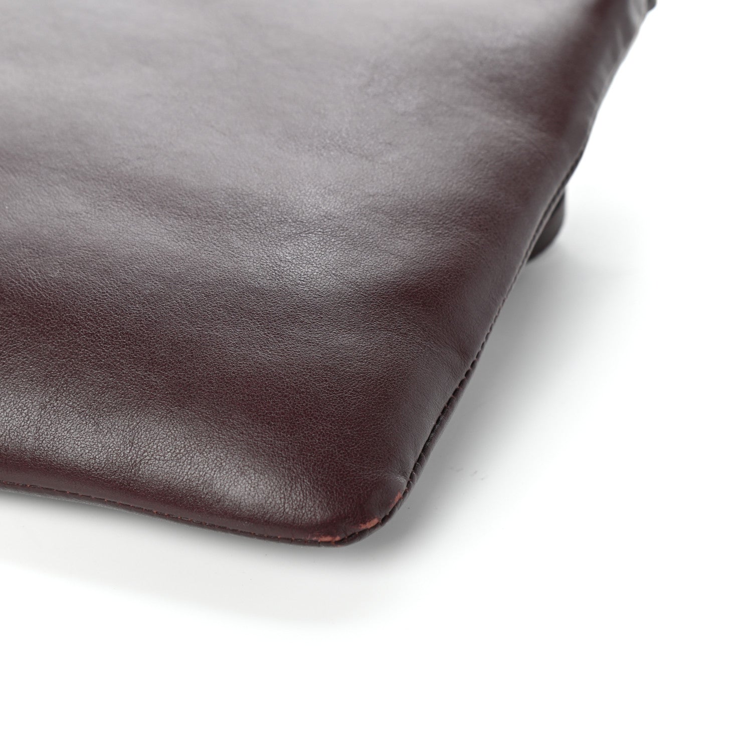 Saint Laurent Calfskin Teen Monogram Crossbody Bag Bordeaux 8 of 8