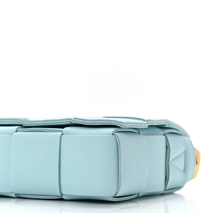 Bottega Veneta Calfskin Maxi Intreccio Cassette Bag Pale Blue 9 of 9