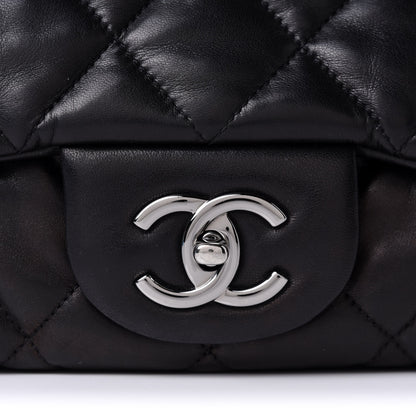 Chanel Lambskin Quilted Maxi Chanel 3 Flap Black 7 of 9