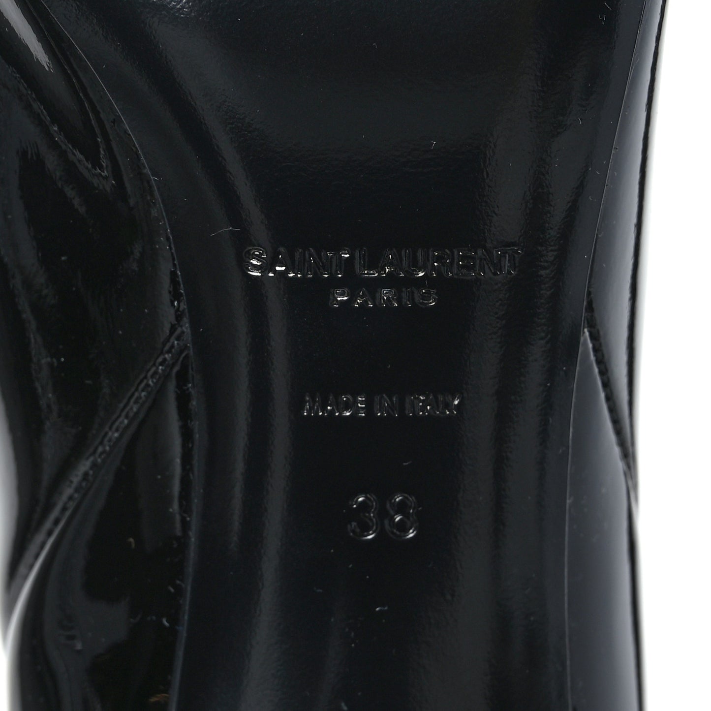 Patent Kiki 85 Over The Knee Boots 38 Black