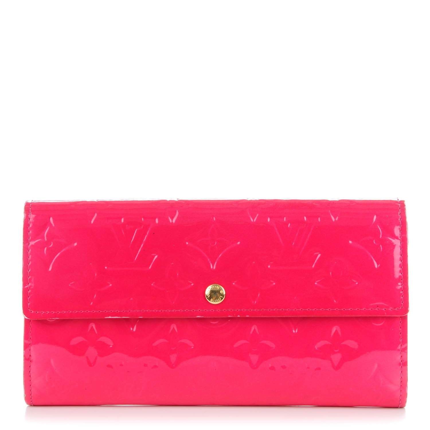 Louis Vuitton Vernis Sarah Wallet Rose Pop 1 of 8