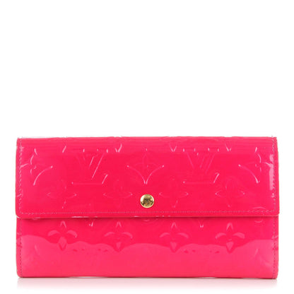 Louis Vuitton Vernis Sarah Wallet Rose Pop 1 of 8