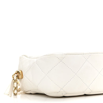 Chanel Lambskin Quilted Mini My Perfect Camera Case White 9 of 10