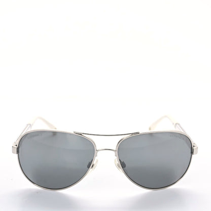 Chanel Aviator Sunglasses 4179 White 3 of 8